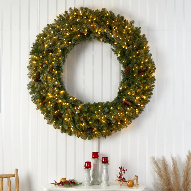 60'' Lighted Wreath