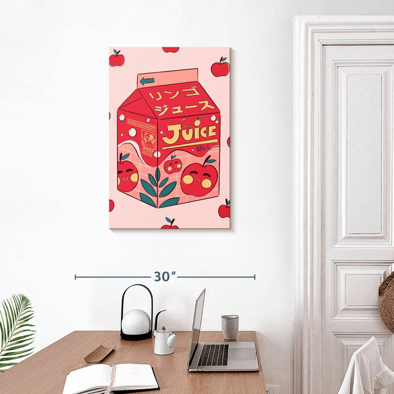Yarlin Apple Juice Box, 30" H x 20" W