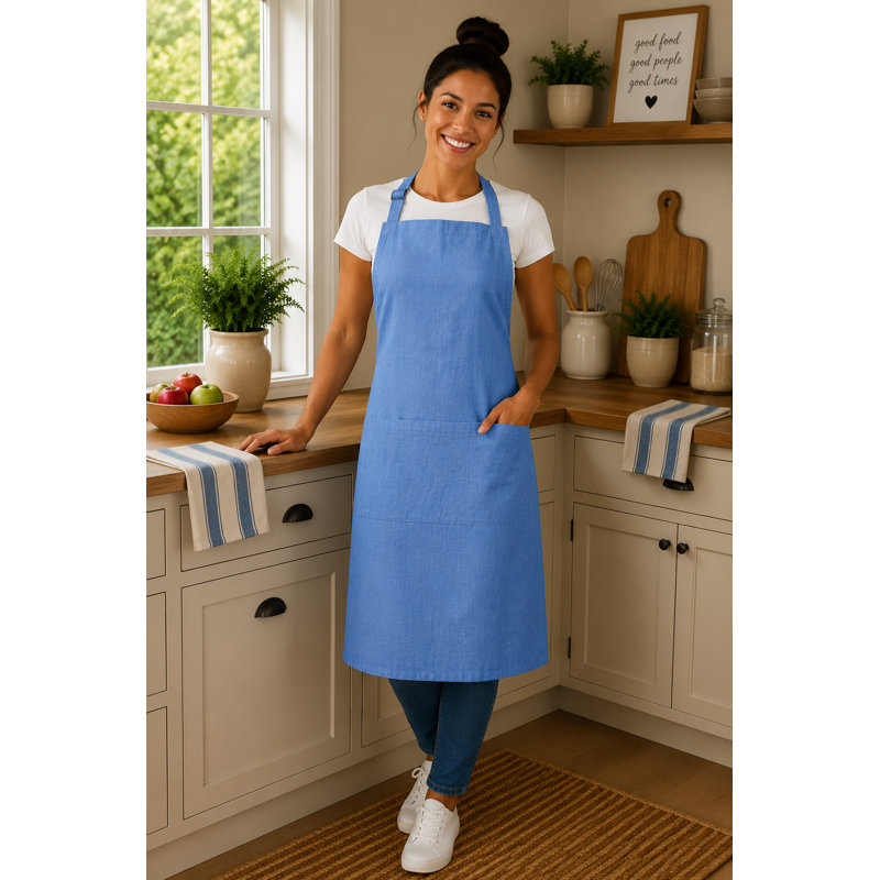 Light Blue Apron, Blue