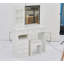 Ensemble de meuble-lavabo de 37 po avec tabouret-457954250