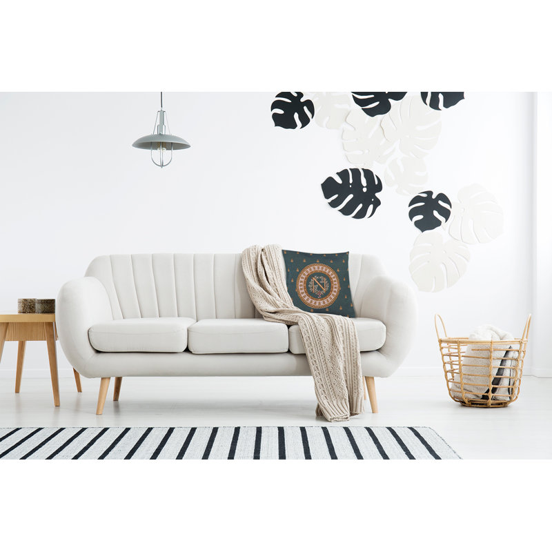 Abstract Cotton Blend Pillow Cover