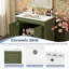 Meuble-lavabo en bois 30 po avec lavabo en céramique-496760568