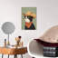 Cowboy Cat Rustic Contemporary Cat Portrait Wall Art Print 1 Piece Wrapped Canvas Wall Art-2092188693