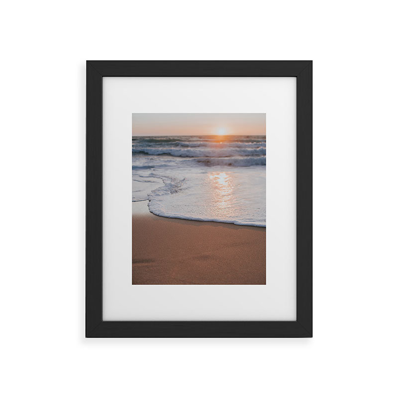 «Hello Twiggs End of Day», reproduction d'art encadrée, H 10 po x l 8 po, Noir