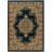 Columbus Black Traditional Oriental Medallion Area Rug-23603128