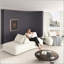 Ensemble de canapé modulaire surdimensionné moderne et luxueux, canapé rembourré moelleux en chenille avec dossiers amovibles et coussins moelleux, canapé profond et canapé-lit