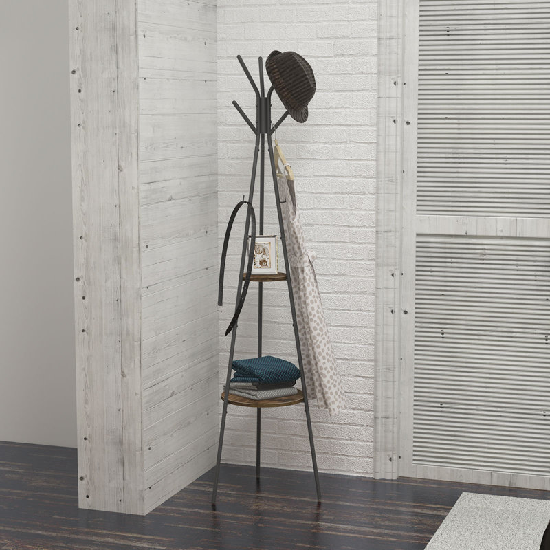 Wilta Freestanding 9 - Hook Coat Rack