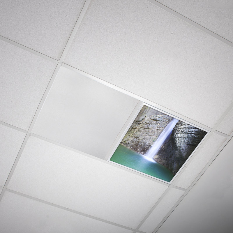 Couvre-lumière décoratif cascade flexible