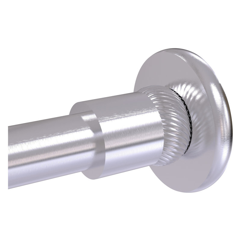 Tringle de rideau de douche Goble, Chrome satiné