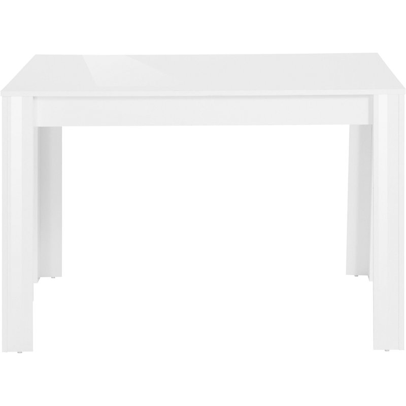 Bobbyetta Dining Table, White, H 75 x L 120 x W 80 cm