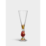 Sparkling Devil Handmade Glass Flute