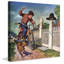 Playing Cowboy 1 Piece Wrapped Canvas Painting-1052675596
