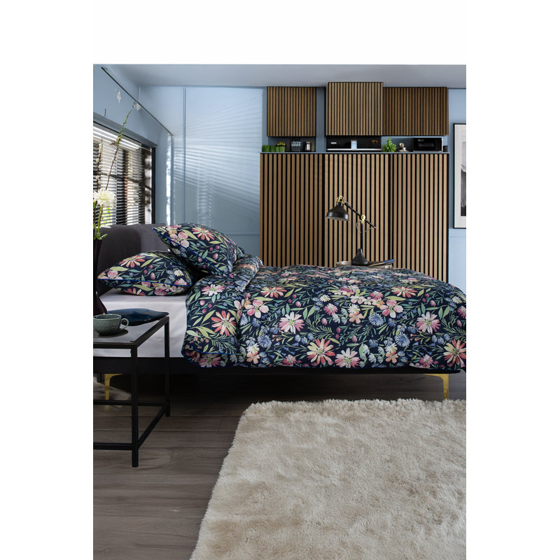 100% Cotton Spring Flowers Digitally Printed Duvet Cotton Floral [EU ONLY] Duvet Cover Set with Pillowcases Included