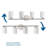 Steelville 4 - Light Dimmable Vanity Light-916516010