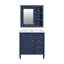 Ensemble de meuble-lavabo autoportant de 30 po avec lavabo supérieur, armoire de rangement de salle de bain avec 2 tiroirs et un tiroir basculant-1411517493-1411517495
