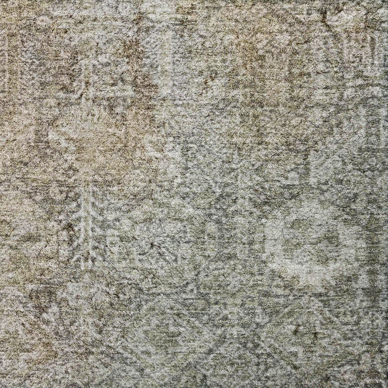 Premium Machine Washable Dream Shag ADS574 Bohemian Rug, Gray, 2'3" x 7'6" Runner