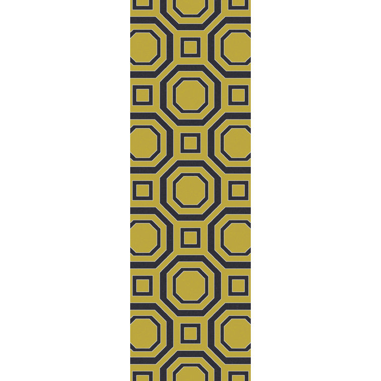 Kiuchi Geometric Handmade Tufted Wool Area Rug