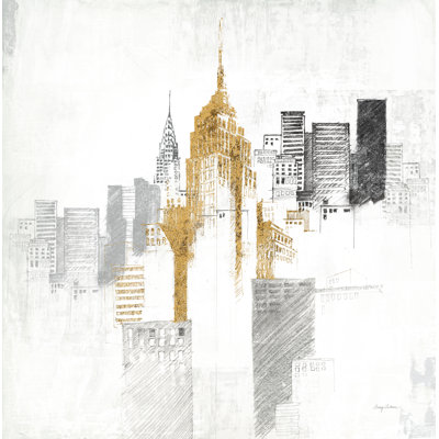«Empire State Building No Words» par Avery Tillmon - peinture sur toile tendue