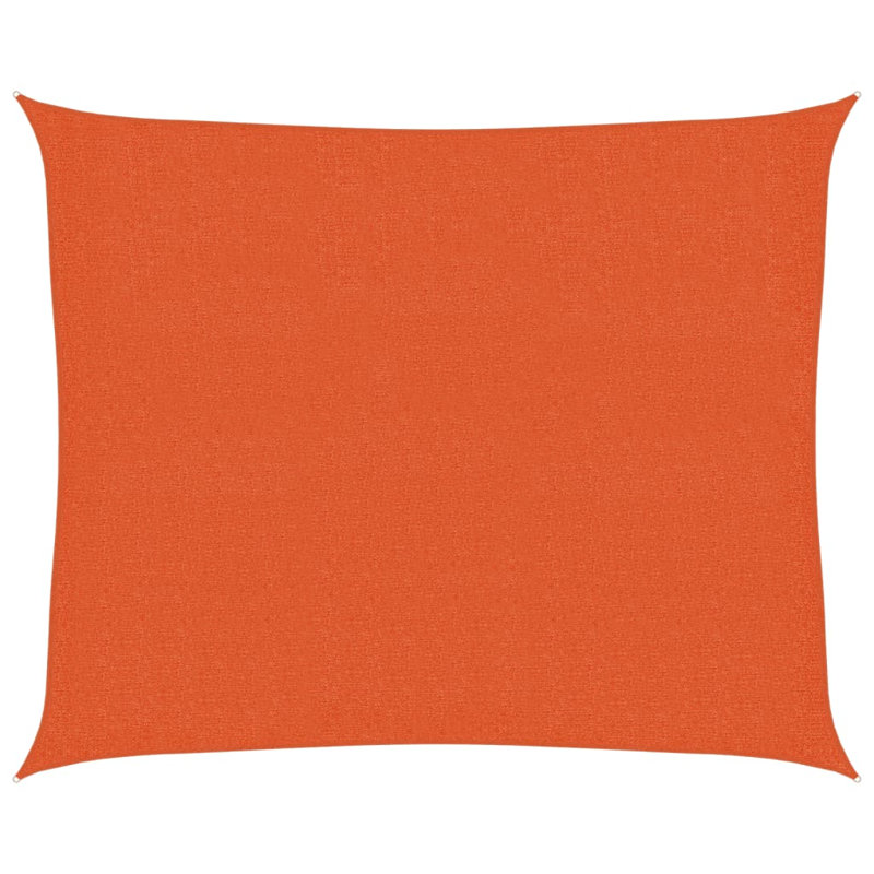 Dakota Fields 300cm W x 98.425cm D Plastic Cover Retractable Freestanding Awning, Orange