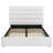 Bzenec 53-inch Upholstered Queen Platform Bed White-226068060