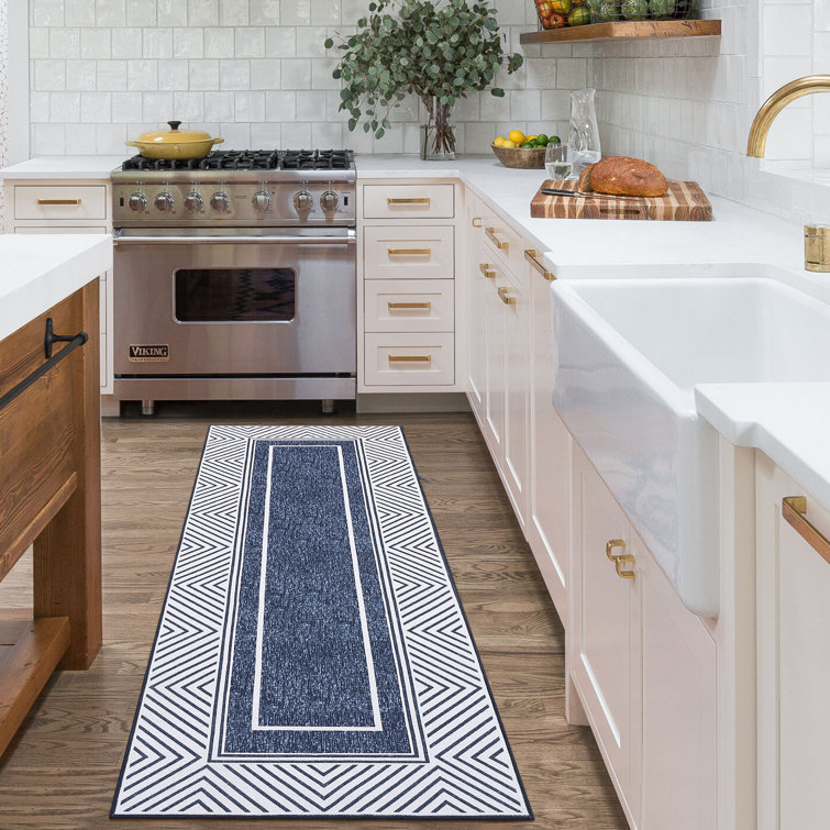 Washable Geometric Indoor Rug