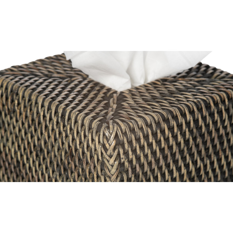 Bavan Tissue Box Cover, Bronze