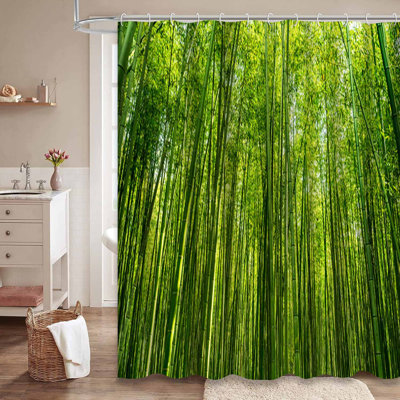 Rideau de douche Bamboo Grove Garden