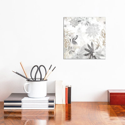 Winter Flora II by June Erica Vess - Wrapped Canvas Painting