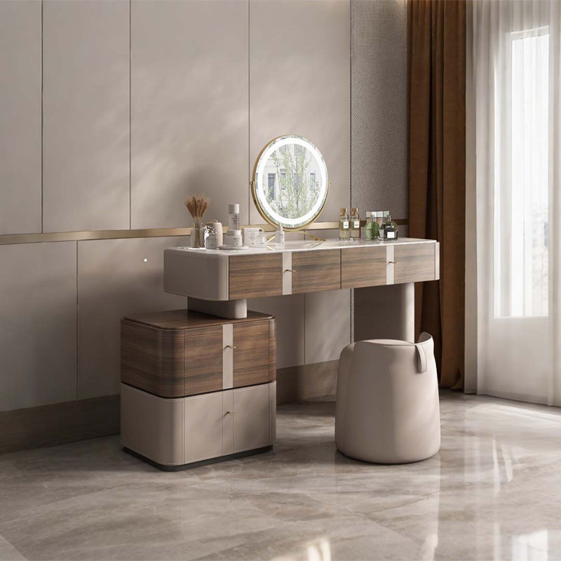 47.24"Minimalist Retractable Dressing Table