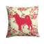  Coussin décoratif à fleurs roses 14 po Shiba Inu Shabby Elegance-2103857108