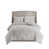 Motif floraux gris