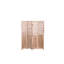 Cloison pliante en bois massif l 55,2 po x H 65 po, 4 panneaux, naturel