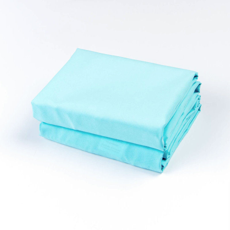 Taies décoratives, 1800 taies d'oreiller Oxford en microfibre brossée - NTBAY, Bleu clair
