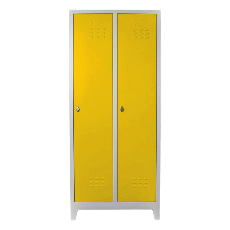 Armoire de rangement Locker, H 72,8 po x l 31,1 po x P 15,7 po, Jaune