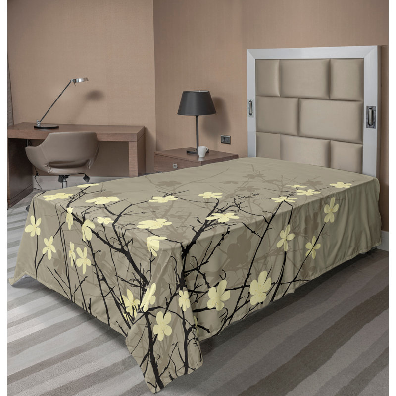 Drap plat Ambesonne, Drap plat pour lit simple