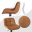 Set Of Bar Stools, Height-Adjustable, 360° Rotatable, Bar Chair With Backrest, Footrest, Upholstered Stool With Faux Leather, Ergonomic Stool In Bar, Seat 49 X 36 Cm, Metal-1410650271-1432812822