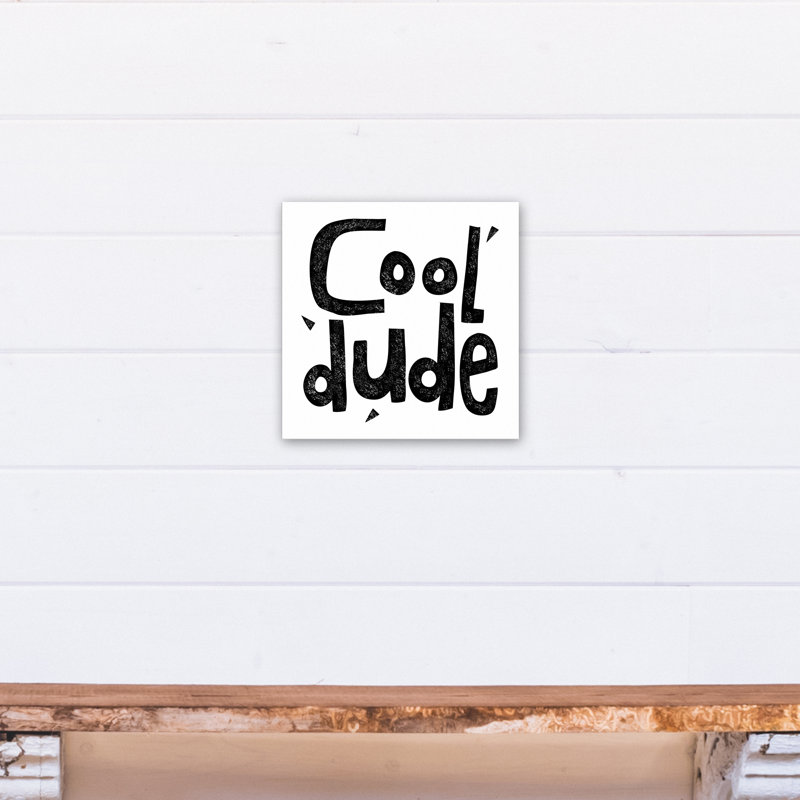 « cool dude », art encadré Malveaux, Toile tendue, H 24 po x l 24 po x P 1,25 po