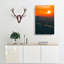 Sunset Over Tokyo In Abstract - Wrapped Canvas-55339409