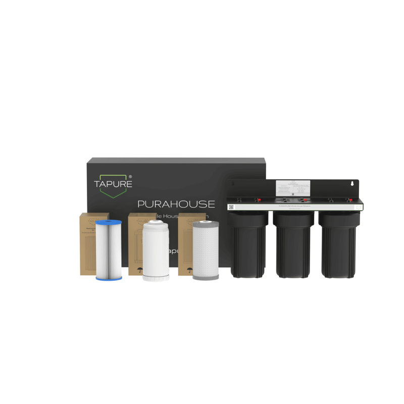 Premium & Stylish Whole House Water Filter System – Anti-Scale Solution with Flow Meter & Filtration