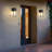 Dusk to Dawn Outdoor Wall Light,10.9'' Crackle Glass Exterior Light with Sensor for House, Garage,Porch.-1840402164