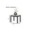 Ensemble de table contemporain 3 pièces-317106007