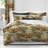 Antique Red/Natural Linen Blend Duvet Cover Set-60702920