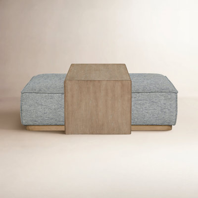 Aydan Upholstered Ottoman with Tray Table
