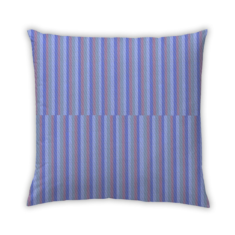 Housse et insert de coussin carré Chinatown, Bleu, Synthétique