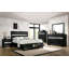 1pc lit grand contemporain noir 1pc