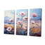 Cornflowers Rainbow Of Colours Expression I - Ensemble d'art mural fleurs de bleuet-107752279-107752282