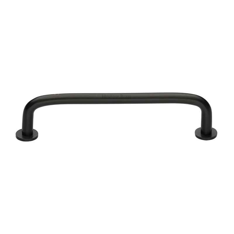 Heritage Brass Heritage Cabinet Pull Wire Design with Rose, Matt Bronze, 168cm L x 8cm W