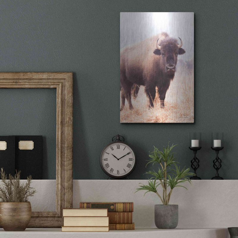 «American Bison V» par Debra Van Swearingen, H 16 po x l 12 po