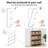 24 Pair Shoe Storage Cabinet With 3 Flip Drawers-82284824