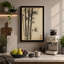 Bamboo in Ink Japandi 1 Piece Wrapped Canvas Wall Art-1783163328-1783163356